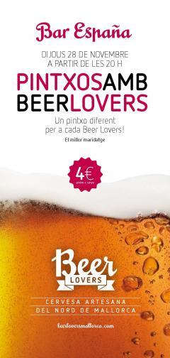 Noche de maridaje con cerveza artesana: 